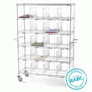 Sclessin 374.832 MANURACK Chariot 12 Casiers Professionnel - 374.832