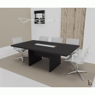 Table de réunion rectangulaire TAK - Mobel Linea. - Oui, 200, Noir_0
