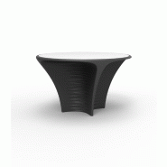 Table design in & out BIOPHILIA  - anthracite