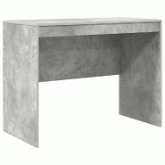 VidaXL Bureau Gris béton 100 x 50 x 76 cm Modèle Riviera Vent - 869445