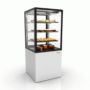 Vitrine réfrigérée INTEGRA sur base - 600 mm - 4 niveaux - H1400 mm - IN60/80-140 | Sayl Barcelona - Accès arrière, 815 mm, 1400_0