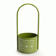Cache pot Mer vert - Rond Métal Amadeus 30.5x13 cm - vert métal 3520071856513 Cache pot Mer vert - Rond Métal Amadeus 30.5x13 cm - vert métal 3520071856513