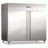 EKOFROST Congélateur inox 1400 litres ventilés. Dégivrage auto. Clé et serrure. T° -22°C/-15°C. Dim. LxSx H 148x83x201 cm. GN1410BT - 4586 EKOFROST Congélateur inox 1400 litres ventilés. Dégivrage auto. Clé et serrure. T° -22°C/-15°C. Dim. LxSx H 148x83x201 cm. GN1410BT - 4586