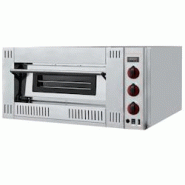 EURAST - Four à pizza à gaz à 1 chambre pour 6 pizzas ø 300 - 1000x1140x480 mm - 21 Kw - 516GR122 - gris inox 516GR122 EURAST - Four à pizza à gaz à 1 chambre pour 6 pizzas ø 300 - 1000x1140x480 mm - 21 Kw - 516GR122 - gris inox 516GR122