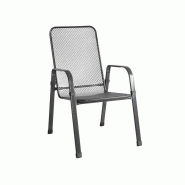 Fauteuil de jardin fixe savoy deluxe 73x57x96cm – MTF – métal – 2nab3119