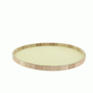 Gusteo plateau rond bois Ø35 -