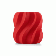 Mot sur initiale en Impression 3D - Rouge texturé_0