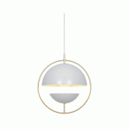 Nordlux Suspension TAVIA  Métal Blanc, H.37  IP20  E27 /  Intérieur - blanc métal 5704924018480