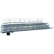 Rampe de quai mobile galvanisée robuste, en vente ou location - Capacité de 8T à 20T - AZ Ramp easy XL RL