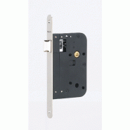 Serrure encastrable pour porte intérieure, axe 70mm, bouts ronds, nickelé - THIRARD - gris 3150260172904 Serrure encastrable pour porte intérieure, axe 70mm, bouts ronds, nickelé - THIRARD - gris 3150260172904