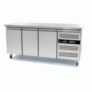 Table réfrigérée pâtissier Tropicalisée 3 portes PREMIUM - GOLDINOX - inox 3701770829194 Table réfrigérée pâtissier Tropicalisée 3 portes PREMIUM - GOLDINOX - inox 3701770829194
