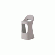 Tabouret haut AMELIE SIT UP - gris tourterelle