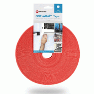 VELCRO® One Wrap® Bande 50 mm - orange - 25 m - fixation de câbles en polypropylène_0