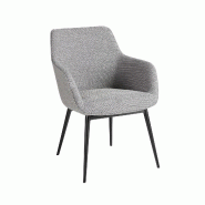AC ANGEL CERDA Angel Cerdá Chaise en tissu gris 4222C 65 x 68 x 85 - gris textile 8435631044352