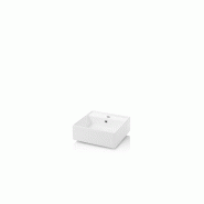 AQA Design Lavabo en céramique à poser TORONTO L.41 P.41 H.15 MP00507 - blanc céramique MP00507 AQA Design Lavabo en céramique à poser TORONTO L.41 P.41 H.15 MP00507 - blanc céramique MP00507