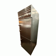 Armoire cellule de refroidissement d'occasion - 2 portillons inox, 6 niveaux, froid ventilé de +10 à -20°C Armoire cellule de refroidissement d'occasion - 2 portillons inox, 6 niveaux, froid ventilé de +10 à -20°C