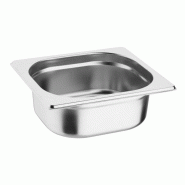 Bac Gastronorme inox GN 1/6 65mm - 176 x 65 x 162 mm - VOGUE - 0615402614528