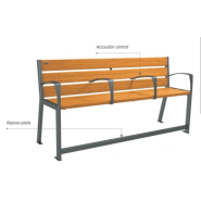 Banc et fauteuil conçus pour le confort de nos aînés -  SILAOS