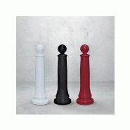 Borne Phare - Hauteur 78 cm - Diamètre 36 cm - Acier S235, Épaisseur 4 mm Borne Phare - Hauteur 78 cm - Diamètre 36 cm - Acier S235, Épaisseur 4 mm