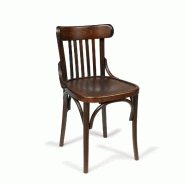Chaise de bistrot chatelet - bois foncé