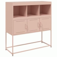 Helloshop26 - Buffet bahut commode armoire meuble de rangement organisateur cuisine salle de séjour salon 100,5 x 39 x 107 cm acier 02_0036191 - 3000 Helloshop26 - Buffet bahut commode armoire meuble de rangement organisateur cuisine salle de séjour salon 100,5 x 39 x 107 cm acier 02_0036191 - 3000