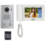 Kit vidéo couleur antivandale avec zoom&mémoire, platine saillie Kit vidéo couleur antivandale avec zoom&mémoire, platine saillie