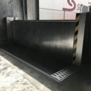 Pollu gate batardeau automatique pour parking souterrain / garage / porte