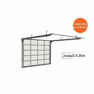 Porte industrielle levante vitrée woodgrain M - 5000 / 6250_0