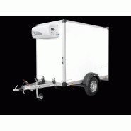 Remorque frigo freinée - HUMBAUR - PTAC : 1300 KG - 251 x 133 x H168 cm - Référence SARIS_FOURGON_FW150