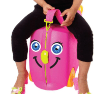 Sticker d'un visage pour valise