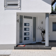 Vidaxl porte d'entrée blanc 100x210 cm aluminium et pvc 3157063 Vidaxl porte d'entrée blanc 100x210 cm aluminium et pvc 3157063