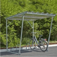 Abris vélo ouvert eco / structure en acier