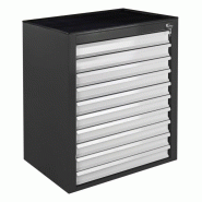 Armoire servante mammut 10 tiroirs - gris/anthracite Armoire servante mammut 10 tiroirs - gris/anthracite