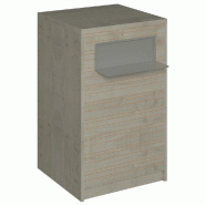 Comptoir Vertigo H T04 naturel solo L60cm 1 tabl.Couliss.2tabl.Amovibles-érable