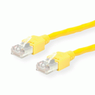 Cordon KERPEN Cat.5e (Classe D) D1-20 SF/U, croisé, jaune, 5 m Cordon KERPEN Cat.5e (Classe D) D1-20 SF/U, croisé, jaune, 5 m