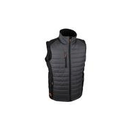 Gilet chaud et confortable softshell &amp; polyamide ripstop; nombreuses poches