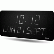 Horloge LED Style II 10 Date, alimentation 230V, IMPULSION, LED blanche - BODET