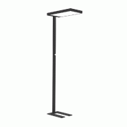Lampadaire LED de bureau LUMANOVA IP40 / 4000 K / 80 W alu noir hjh OFFICE - noir aluminium 990001