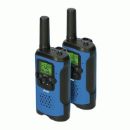 NEDIS Alecto FR115BW - Lot de deux talkie-walkies, Portée jusqu’à 7 kilomètre * - 034-1256345