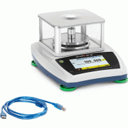 Steinberg Systems - Steinberg Systems SBS-LW-300-MAXT Balance de précision 300 g / 0,001 g Ø 98 mm Chambre de protection LCD tactile Balance de - 40