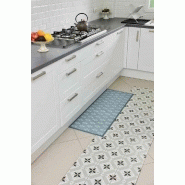 Tapis intérieur absorbant protection - devoluy sablier bl - 120x45 cm