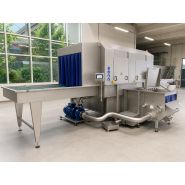 Tunnel de lavage pour cuves et bacs Europe CROM - TLC2-2R Tunnel de lavage pour cuves et bacs Europe CROM - TLC2-2R