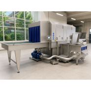 Tunnel de lavage pour cuves et bacs Europe CROM - TLC2-2R