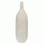 Vase Briac grand modèle - Crème / Ivoire Rond Résine Amadeus 18.50x18.50 cm - matière synthétique 3520071958330 Vase Briac grand modèle - Crème / Ivoire Rond Résine Amadeus 18.50x18.50 cm - matière synthétique 3520071958330
