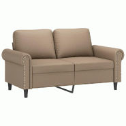 VidaXL Canapé à 2 places taupe tissu Modèle Vervanelle - 359503