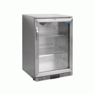 Arrière-bar une porte pivotante Série G inox 138L | Polar - GL007 - gris inox 5050984613265