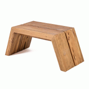 Bazar Bizar Table d’appoint en bois de teck 55x23x22 cm naturel - marron Bois massif JADK002N