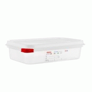 Bac alimentaire Araven Gastronorm GN 1/4 - 4,3 litres - 26,5 x 16,2 x 6,5 cm - transparent plastique polypropylène BM77573 Bac alimentaire Araven Gastronorm GN 1/4 - 4,3 litres - 26,5 x 16,2 x 6,5 cm - transparent plastique polypropylène BM77573