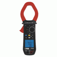 CHAUVIN ARNOUX - F607 Pince multimètre TRMS AC+DC - 2000A AC/3000A DC - 1000V AC/DC - Puissances et Harmoniques 25 - Résistance, Continuité, Fréquence - TrueInrush, Min, Max, Peak+/- - Enregistrement des données