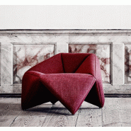 Fauteuil en tissu Fold- Softline - Feld Rouge 629_0